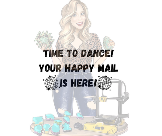 happy mail- disco ball