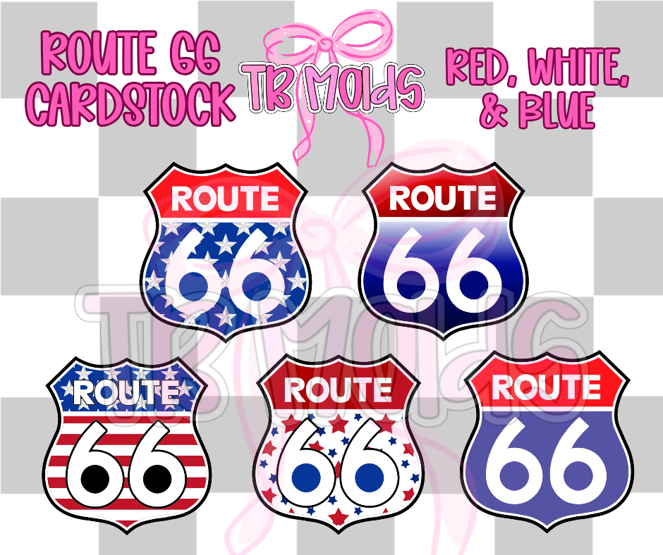 Route 66- TB MOLDS mixed grab bag cardstock