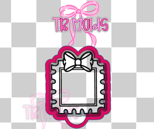 Stamp with bow
