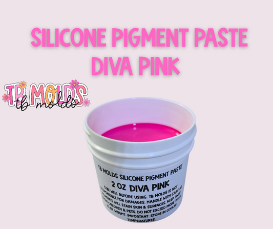 Diva Pink Silicone Pigment Paste