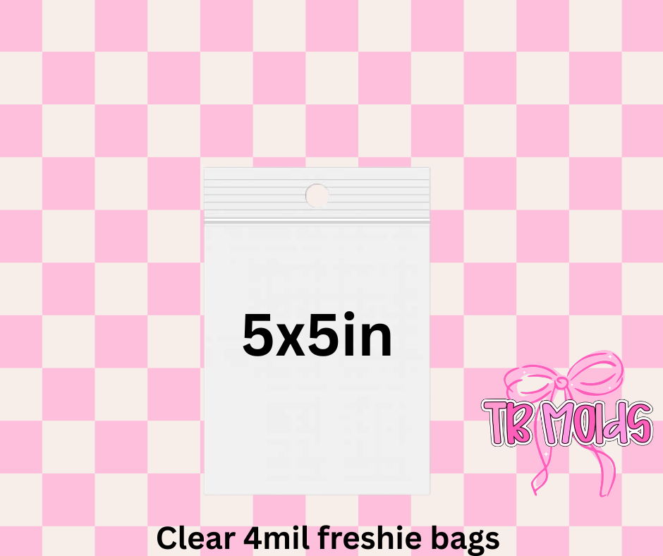 5x5 4mil bags PP
