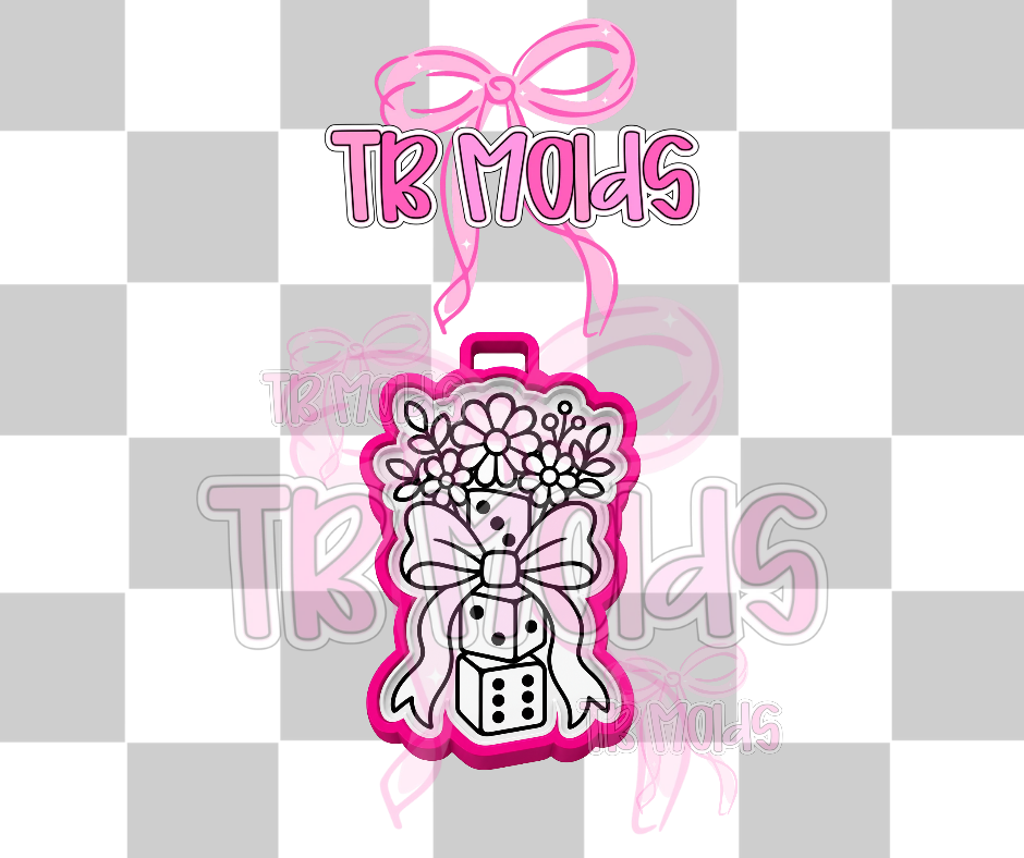 Flower dice vase