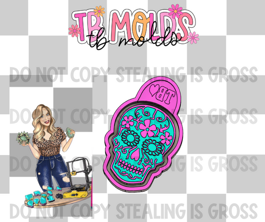 Concho eye sugar skull