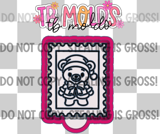 Christmas bear stamp tb original