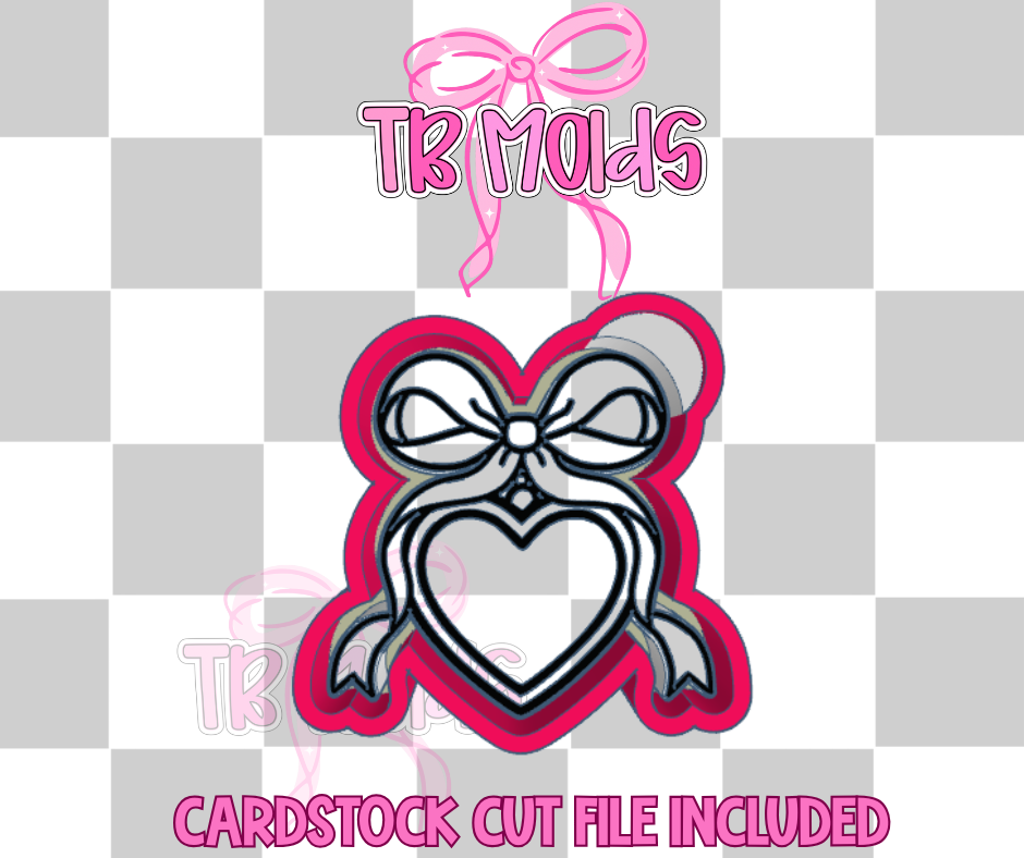 Locket with bow- cut file included