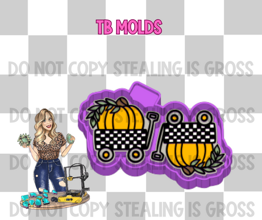 Checkered pumpkin wagon vents