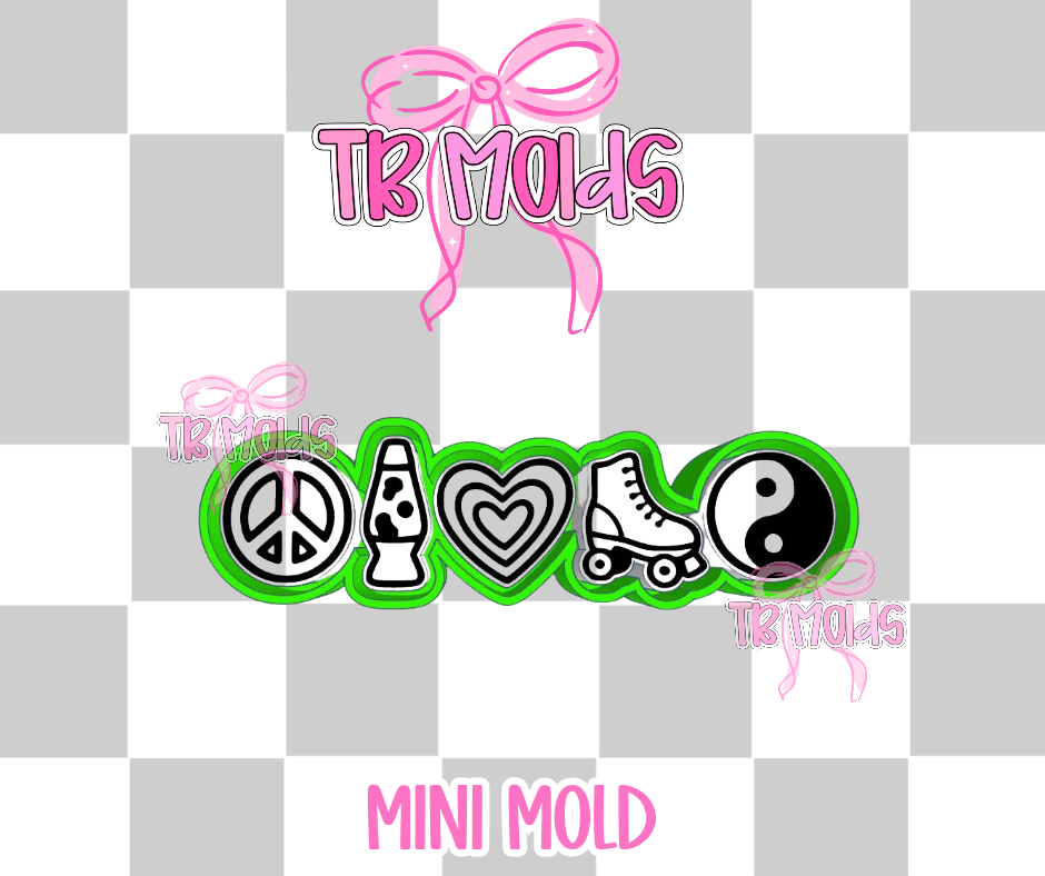 Mini Mold-groovy peace