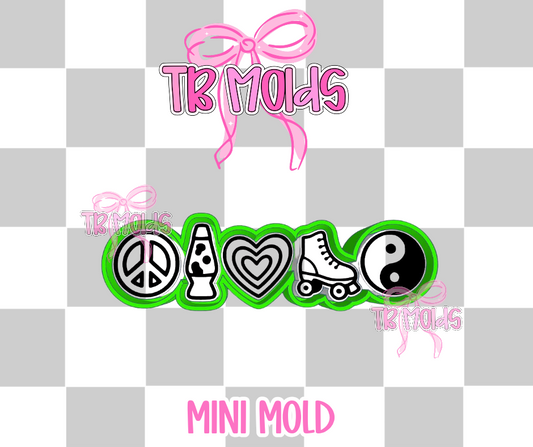 Mini Mold-groovy peace