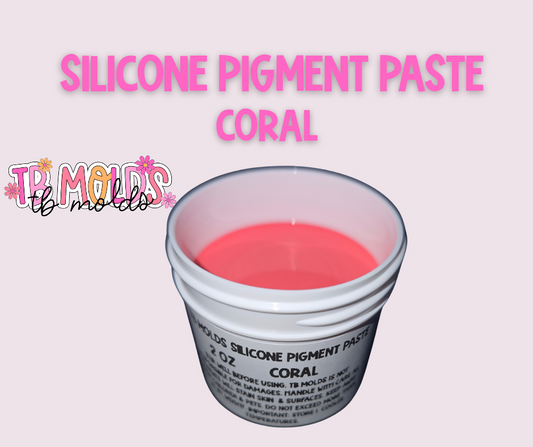 Coral Silicone Pigment Paste