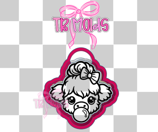Bubblegum cow with bun