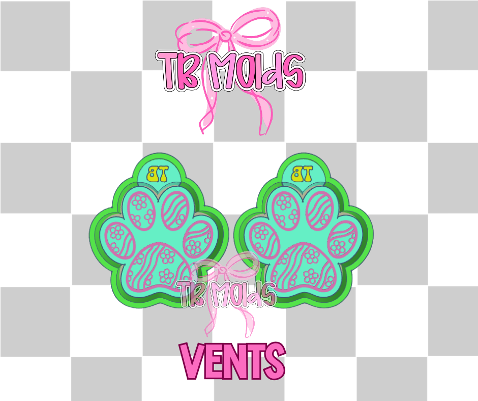 Groovy paw prints