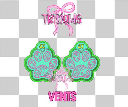 Groovy paw prints
