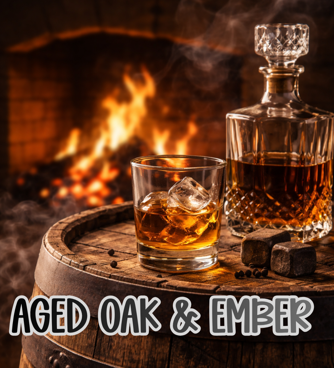 Aged Oak & Ember Round Aroma Beads