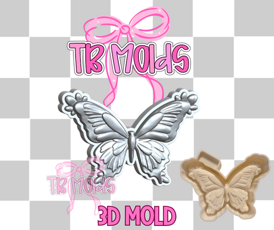 3D western butterfly