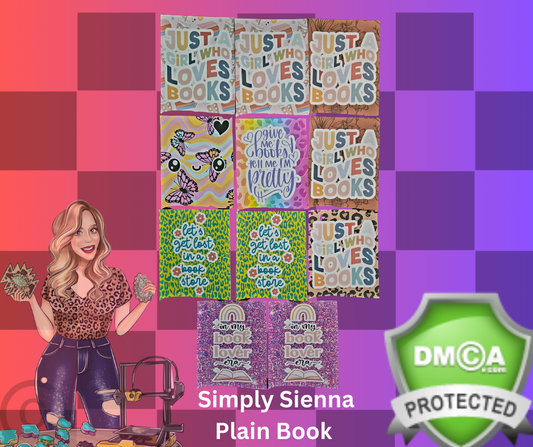 Plain book cardstock SIMPLY SIENNA