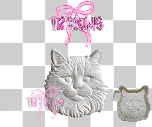 3D long haired cat
