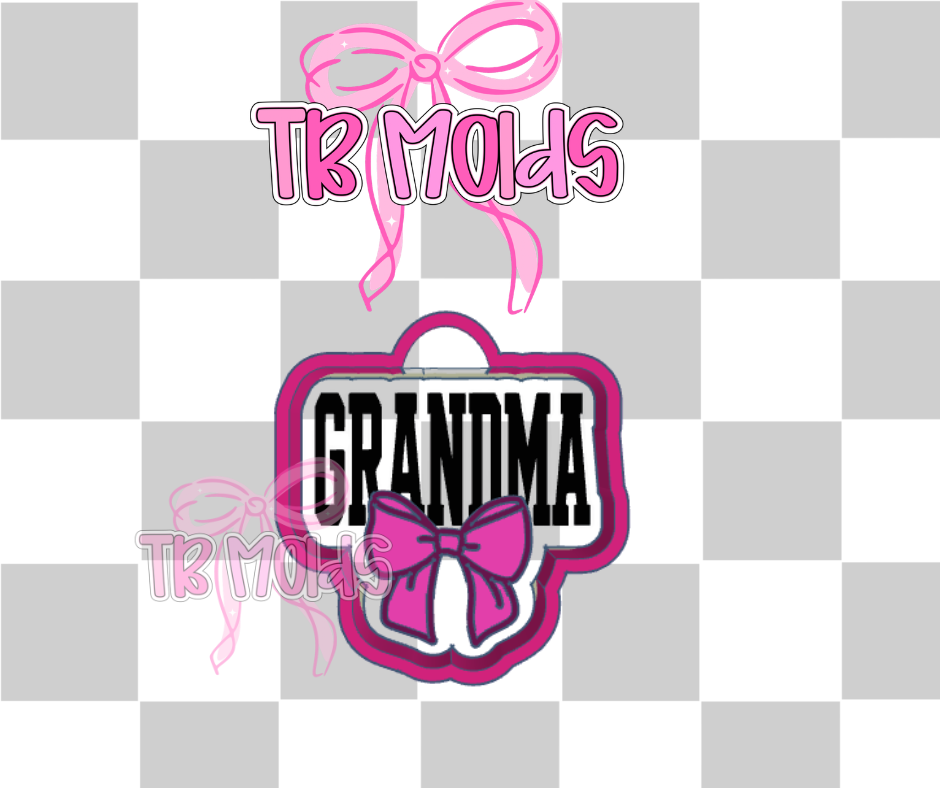 Grandma with bow