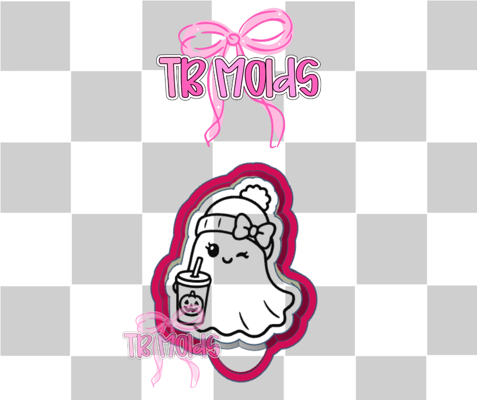 Ghosty with pumpkin cup