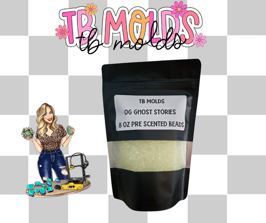 8 oz pre scented beads- OG Ghost Stories