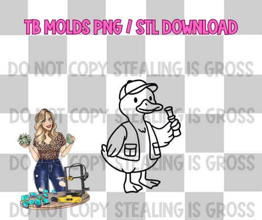 Duck hunter PNG STL