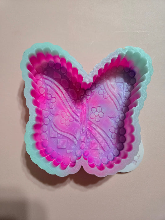 RTS groovy checkered butterfly