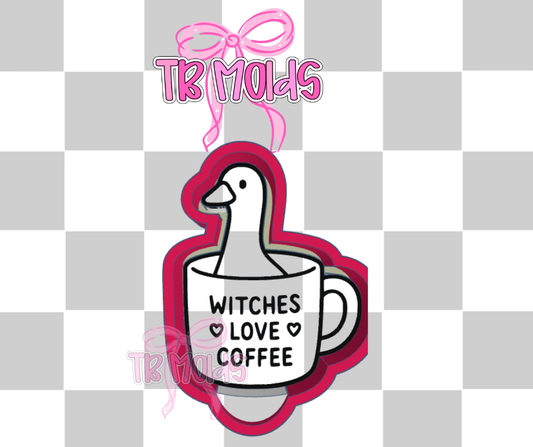 Witches love coffee goose