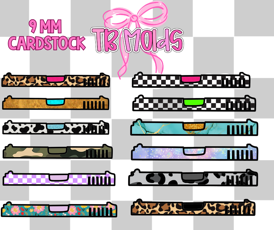 9mm TB MOLDS mixed grab bag cardstock