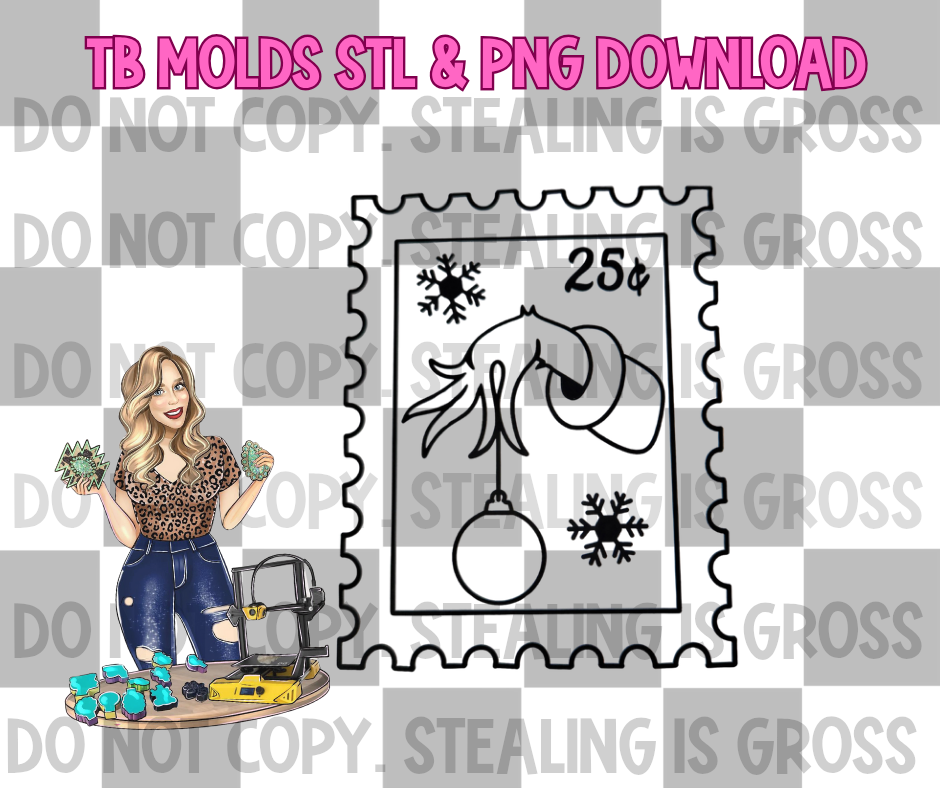 Mean green hand PNG STL