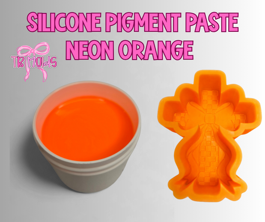 Neon Orange Silicone Pigment Paste