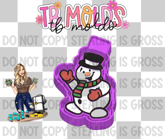 Happy frosty snowman