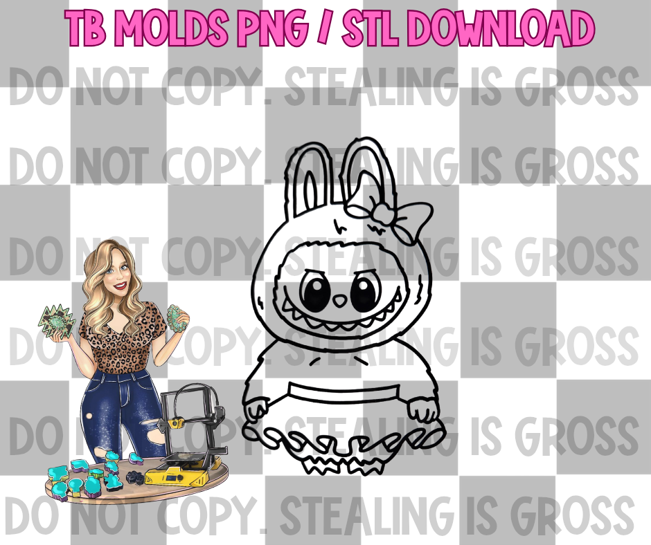 Tutu bubu PNG STL