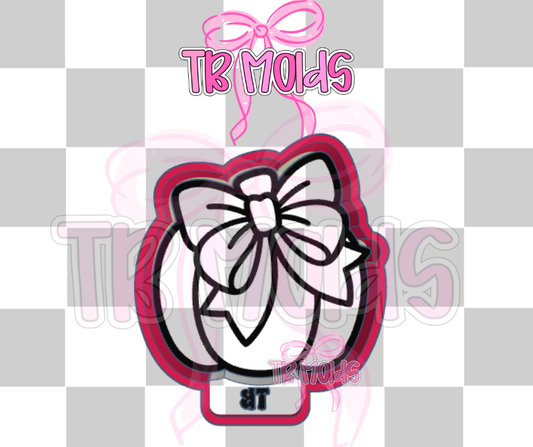Pumpkin with bow #2