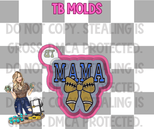 Football bow mama