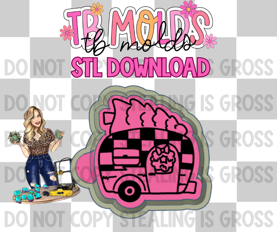 Holiday Camper STL FILE