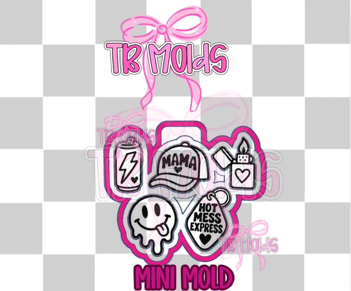 Mini Mold- Hot Mess Mama