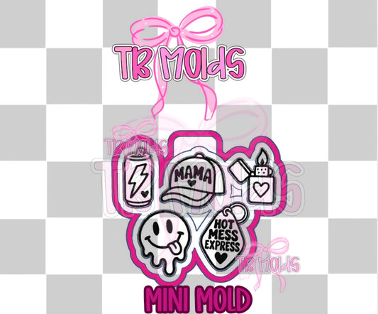 Mini Mold- Hot Mess Mama