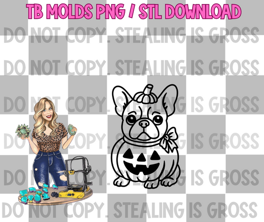 Frenchie punkin PNG STL