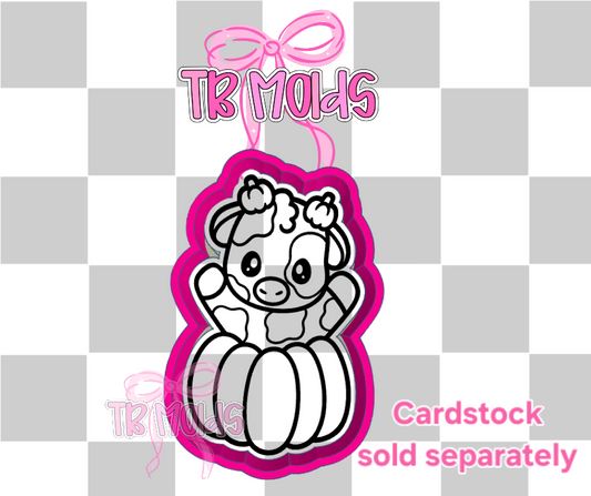 Cutie pumpkin cow