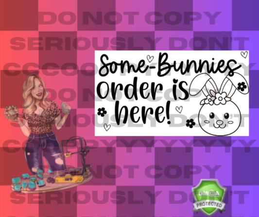Some bunnies Label