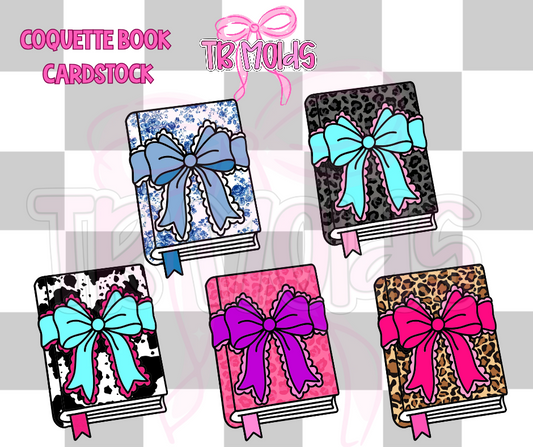 Coquette book-TB MOLDS mixed grab bag cardstock
