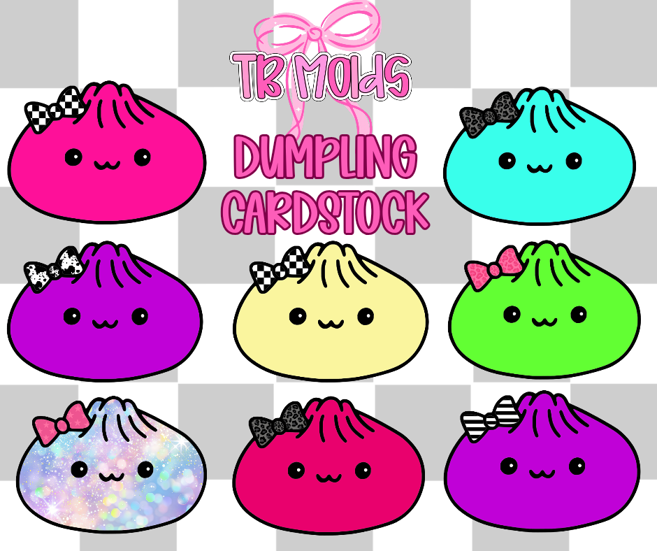 Dumpling- TB MOLDS mixed grab bag cardstock