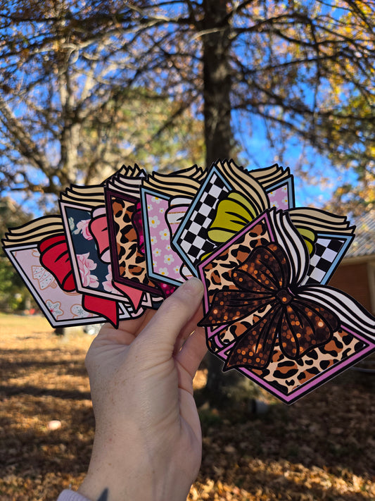 Book with Bow TB MOLDS mixed grab bag cardstock