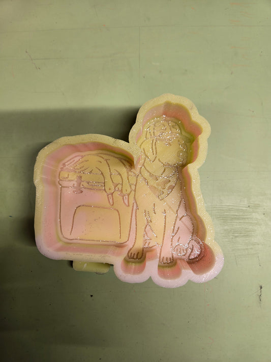 DESTASH duck hunting lab with cooler