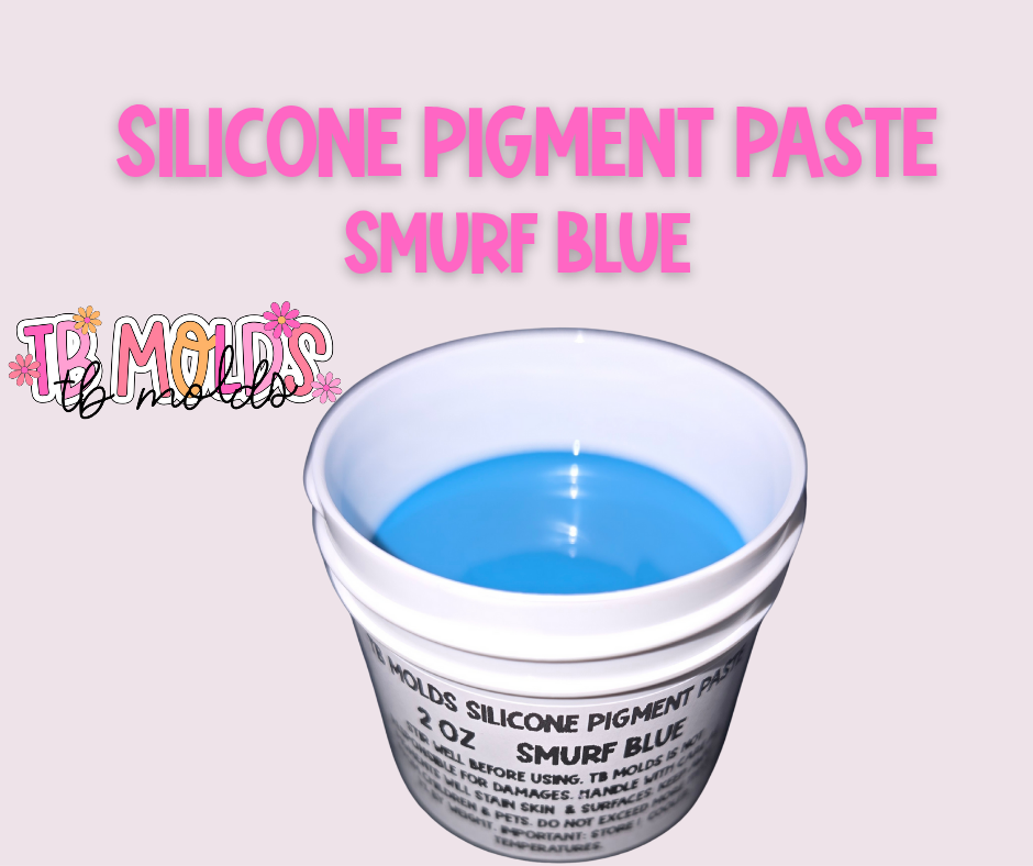 Smurf Blue Silicone Pigment Paste