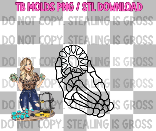 Skelly concho PNG STL