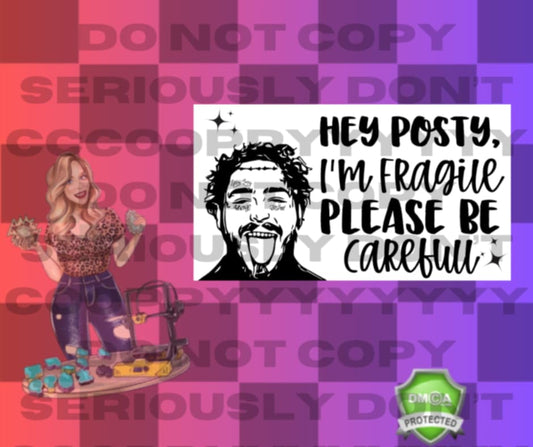 HEY POSTY LABEL