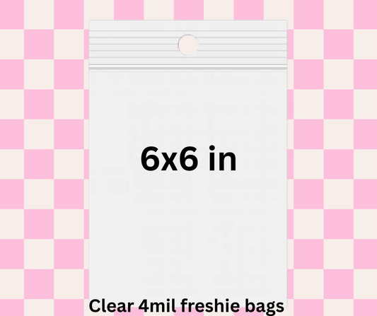 6x6 4 mil bags