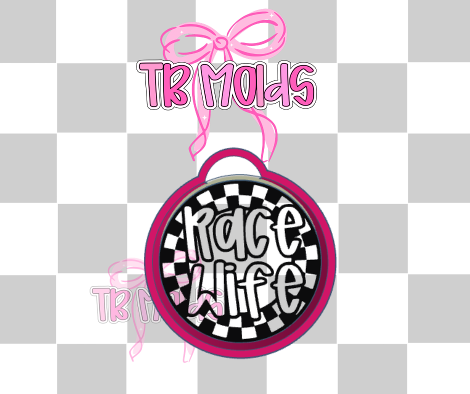 Checkered race wife
