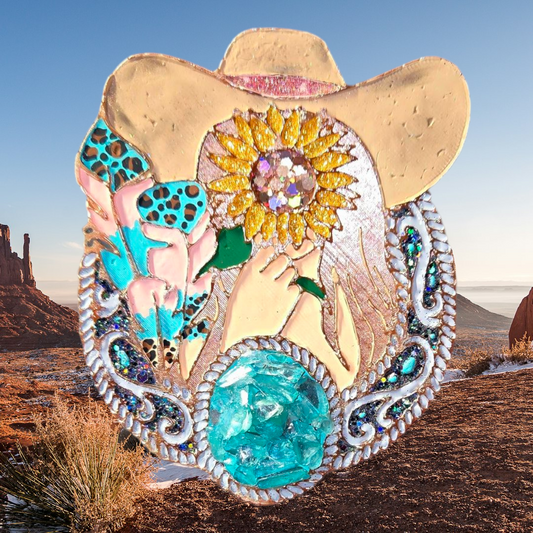Sunflower cowgirl