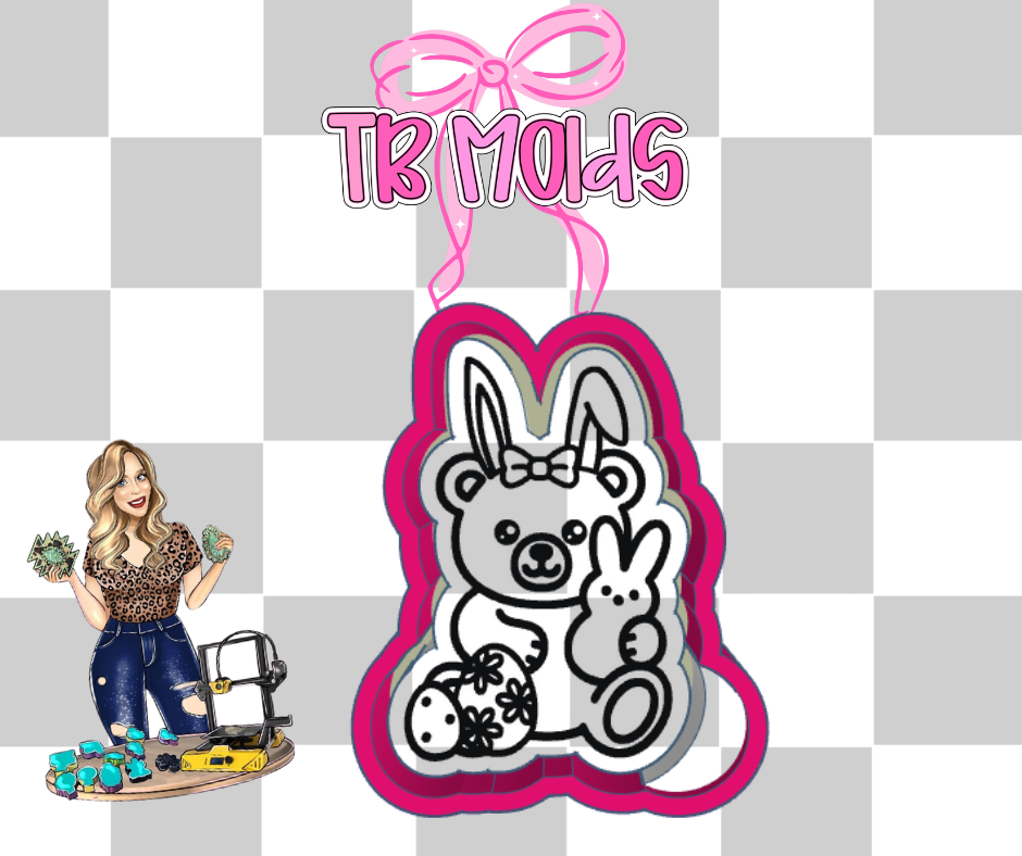 Bear with bunny ears